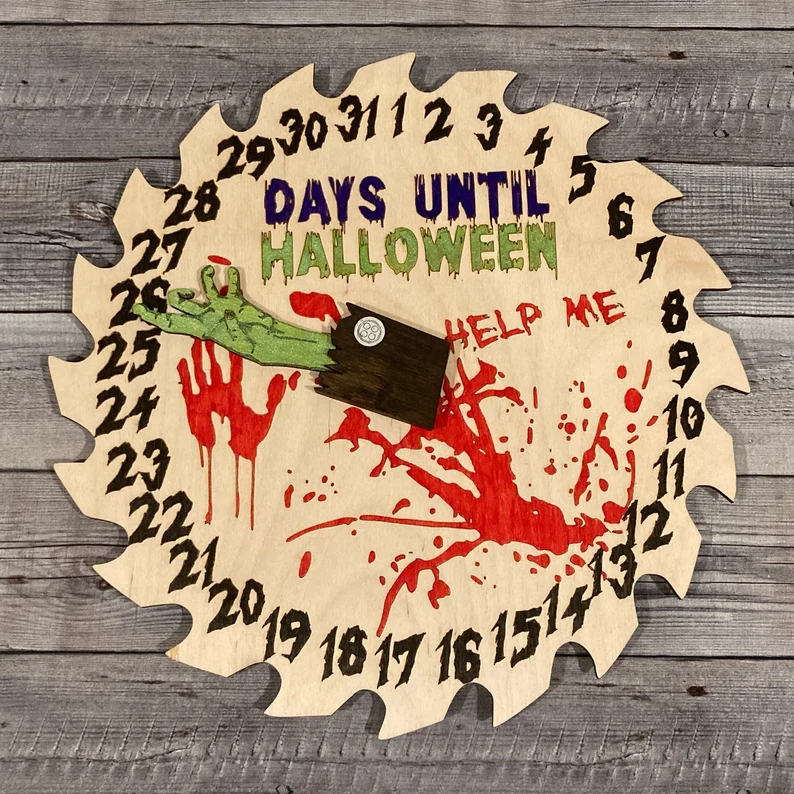 Spooky Halloween Countdown Clock